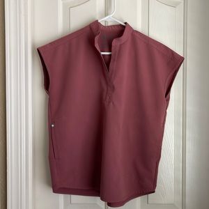 XXS Mauve Scrub Top & XS Mauve Scrub Pants